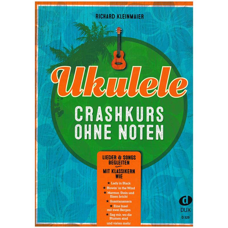 Dux Ukulele-Crashkurs ohne Noten Notenbuch von Dux