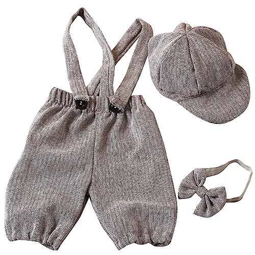 Duyeuau Baby-Foto-Shooting-Requisiten, Foto-Kostüm, Zubehör, Hose, Hut, Fliege, Neugeborene, Foto-Requisite Duyeuau Baby-Foto-Shooting-Requisiten, Foto-Kostüm, Zubehör, Hose, Hut, Fliege, Neugeborene, Foto-Requisite von Duyeuau