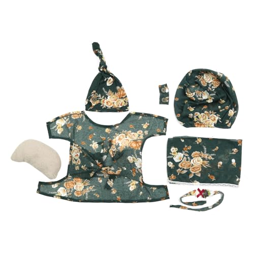 Duyeuau Lovely Babe Born Accesorios Bild Outfits Hut Shorts Kleidung Kleid Jungen Mädchen Kostüm Hut Hosen Set Spitze von Duyeuau
