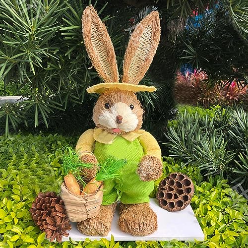 Duyeuau Oster-Hängedekoration für Puppen, Zubehör, Neuheit, zum Aufhängen, schönes Oster-Strohzubehör, lindert Langeweile Duyeuau Oster-Hängedekoration für Puppen, Zubehör, Neuheit, zum Aufhängen, schönes Oster-Strohzubehör, lindert Langeweile von Duyeuau