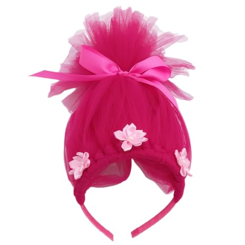 Duyeuau Schöne Tüll-Stirnbänder mit Schleife, Blume, Kinder-Kopfschmuck für Rollenspiele, für Geburtstagsparty, Themenanlass, Kopfbedeckung Duyeuau Schöne Tüll-Stirnbänder mit Schleife, Blume, Kinder-Kopfschmuck für Rollenspiele, für Geburtstagsparty, Themenanlass, Kopfbedeckung von Duyeuau