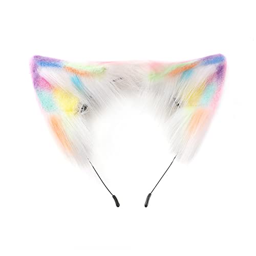 Duyeuau Süßes Ohr-Stirnband für Damen, Studenten, Cosplay, Anime-Charakter, Haarband, Ohr-Stirnbänder, Plüsch, Weihnachts-Haarreifen Duyeuau Süßes Ohr-Stirnband für Damen, Studenten, Cosplay, Anime-Charakter, Haarband, Ohr-Stirnbänder, Plüsch, Weihnachts-Haarreifen von Duyeuau