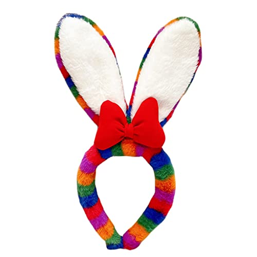 Duyeuau Tierohren-Kopfschmuck für Damen, Plüschohren, Stirnband mit Schleife, für Halloween, Weihnachten, Cosplay-Zubehör Duyeuau Tierohren-Kopfschmuck für Damen, Plüschohren, Stirnband mit Schleife, für Halloween, Weihnachten, Cosplay-Zubehör von Duyeuau