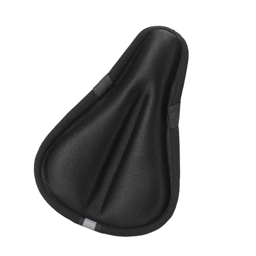Kinder-Fahrradsitzkissen, staubdichter Bezug, bequeme Memory-Foam-Polsterung, rutschfestes Fahrradkissen mit reflektierenden Streifen von Duyeuau