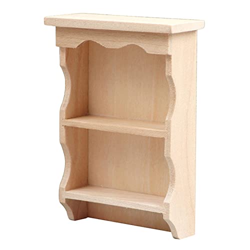 Pretend Play Kinder-Bücherregal Bücherregal Möbel 1:12 Miniatur 1:12 Miniaturdekoration von Duyeuau