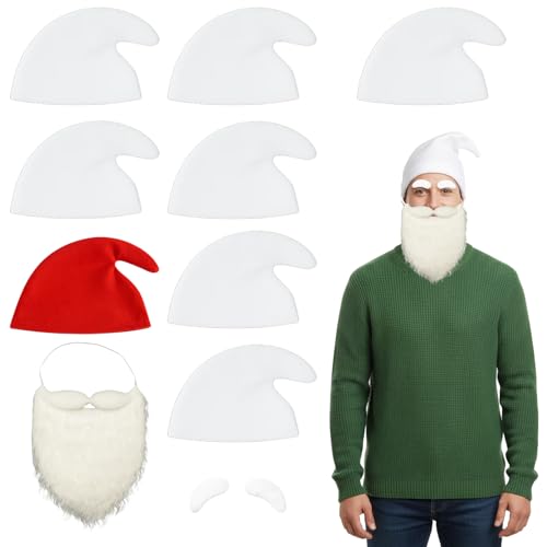 DvBCNMe 8 Stück Set Schlumpf Kostüm, Zwergenmützen Bunte Zipfelmütze Zwerge Kostüm Wichtelmützen Faschingshüten Gruppenkostüm Zubehör für Erwachsene Karneval Halloween Geburtstag Party Accessoire DvBCNMe 8 Stück Set Schlumpf Kostüm, Zwergenmützen Bunte Zipfelmütze Zwerge Kostüm Wichtelmützen Faschingshüten Gruppenkostüm Zubehör für Erwachsene Karneval Halloween Geburtstag Party Accessoire von DvBCNMe