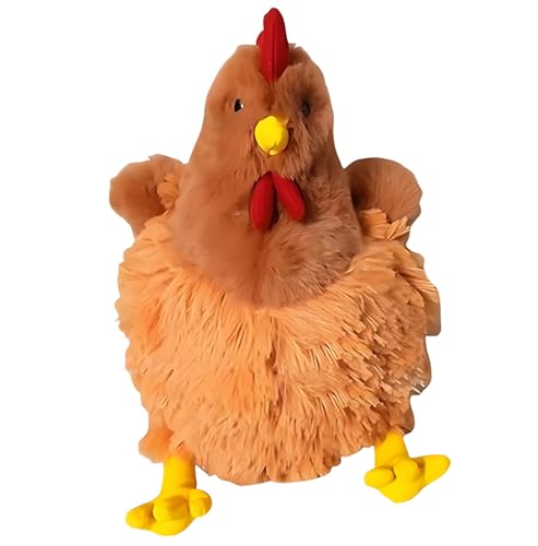 DvBCNMe Huhn Kuscheltier, 22 cm Weiche Plush Kuscheltier Huhn, Simulation Tier HüHnchen Haustiere, Realistische Wilde HüHnchen Plush Spielzeug, Spiele FüR Jungen Und MäDchen Und Ostergeschenke DvBCNMe Huhn Kuscheltier, 22 cm Weiche Plush Kuscheltier Huhn, Simulation Tier HüHnchen Haustiere, Realistische Wilde HüHnchen Plush Spielzeug, Spiele FüR Jungen Und MäDchen Und Ostergeschenke von DvBCNMe