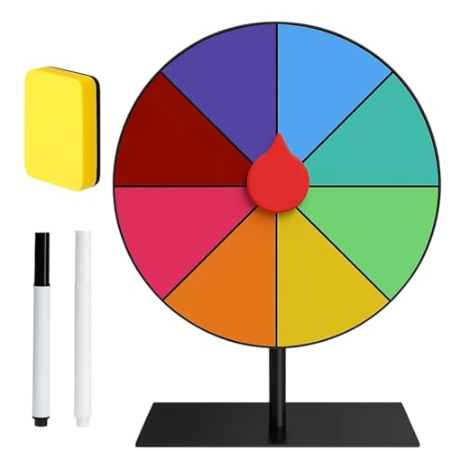 Glücksrad Zum Drehen, 4er Set Glücksräder Für Partyspiele, Unterricht Und Firmenevents, Drehbare Glücksräder Mit 20cm Durchmesser Und 28cm Höhe Glücksrad Zum Drehen, 4er Set Glücksräder Für Partyspiele, Unterricht Und Firmenevents, Drehbare Glücksräder Mit 20cm Durchmesser Und 28cm Höhe von DvBCNMe