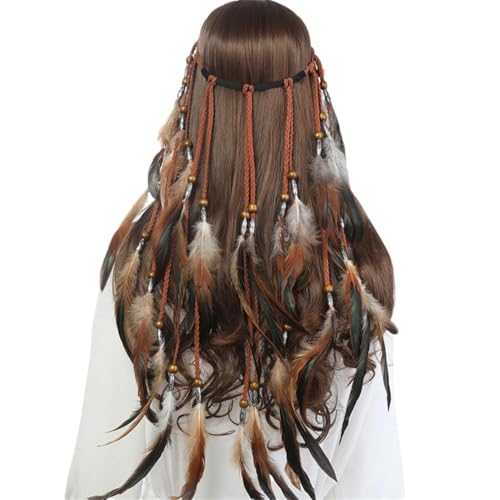 Damen Bohemian Feder Stirnband Mädchen anpassen Haarbänder Frauen Reise Urlaub Haarschmuck Damen Bohemian Feder Stirnband Mädchen anpassen Haarbänder Frauen Reise Urlaub Haarschmuck von Dvbfufv