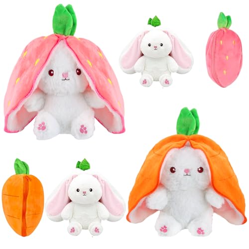 Dwafill Osterhase Plüschtier 2 Stück, Kaninchen Plüschtier 25cm, Stofftier Plüsch Hasen Versteckspiel, Weiches Plüsch-Kaninchen-Spielzeug, Kuscheltier Osterhase Puppe Geschenk für Kinde Dwafill Osterhase Plüschtier 2 Stück, Kaninchen Plüschtier 25cm, Stofftier Plüsch Hasen Versteckspiel, Weiches Plüsch-Kaninchen-Spielzeug, Kuscheltier Osterhase Puppe Geschenk für Kinde von Dwafill