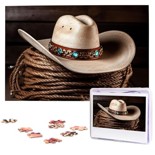 1000 Teile Puzzle – American West Rodeo Hut Puzzles für Erwachsene, herausforderndes Puzzle, personalisiertes Bild, Puzzle, Holzpuzzle, 74,9 x 50 cm 1000 Teile Puzzle – American West Rodeo Hut Puzzles für Erwachsene, herausforderndes Puzzle, personalisiertes Bild, Puzzle, Holzpuzzle, 74,9 x 50 cm von Dwrepo