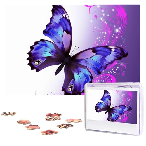 1000 Teile Puzzle – Blumen-Schmetterling-Puzzles für Erwachsene, herausforderndes Puzzle, personalisiertes Bild, Puzzle, Holzpuzzle, 74,9 x 50 cm 1000 Teile Puzzle – Blumen-Schmetterling-Puzzles für Erwachsene, herausforderndes Puzzle, personalisiertes Bild, Puzzle, Holzpuzzle, 74,9 x 50 cm von Dwrepo