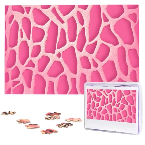 1000 Teile Puzzle – Giraffen-Textur-Puzzles für Erwachsene, herausforderndes Puzzle, personalisiertes Bildpuzzle, Holzpuzzle, 74,9 x 50 cm 1000 Teile Puzzle – Giraffen-Textur-Puzzles für Erwachsene, herausforderndes Puzzle, personalisiertes Bildpuzzle, Holzpuzzle, 74,9 x 50 cm von Dwrepo