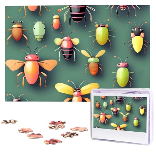1000 Teile Puzzle – Insekten-Atlas-Puzzles für Erwachsene, herausforderndes Puzzle, personalisiertes Bild, Puzzle, Holzpuzzle, 74,9 x 50 cm 1000 Teile Puzzle – Insekten-Atlas-Puzzles für Erwachsene, herausforderndes Puzzle, personalisiertes Bild, Puzzle, Holzpuzzle, 74,9 x 50 cm von Dwrepo