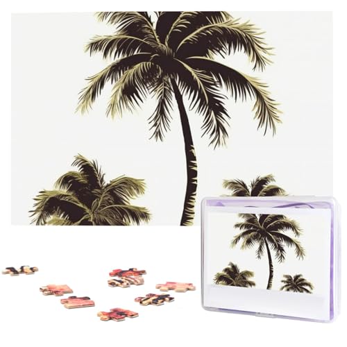 1000 Teile Puzzle – Palmen-Puzzles für Erwachsene, herausforderndes Puzzle, personalisiertes Bildpuzzle, Holzpuzzle, 74,9 x 50 cm 1000 Teile Puzzle – Palmen-Puzzles für Erwachsene, herausforderndes Puzzle, personalisiertes Bildpuzzle, Holzpuzzle, 74,9 x 50 cm von Dwrepo