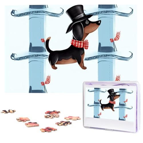 1000 Teile Puzzle – Pariser Dackel Puzzles für Erwachsene, herausforderndes Puzzle, personalisiertes Bildpuzzle, Holzpuzzle, 74,9 x 50 cm 1000 Teile Puzzle – Pariser Dackel Puzzles für Erwachsene, herausforderndes Puzzle, personalisiertes Bildpuzzle, Holzpuzzle, 74,9 x 50 cm von Dwrepo