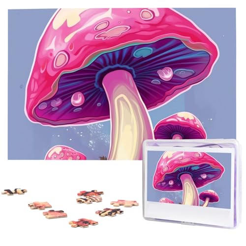 1000 Teile Puzzle – Pilz-Puzzles für Erwachsene, herausforderndes Puzzle, personalisiertes Bildpuzzle, Holzpuzzle, 74,9 x 50 cm 1000 Teile Puzzle – Pilz-Puzzles für Erwachsene, herausforderndes Puzzle, personalisiertes Bildpuzzle, Holzpuzzle, 74,9 x 50 cm von Dwrepo