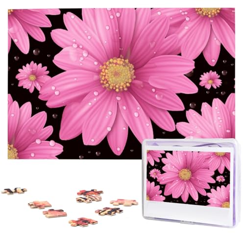 1000 Teile Puzzle – Polka Dot Flower Puzzles für Erwachsene, anspruchsvolles Puzzle, personalisiertes Bild, Puzzle, Holzpuzzle, 74,9 x 50 cm 1000 Teile Puzzle – Polka Dot Flower Puzzles für Erwachsene, anspruchsvolles Puzzle, personalisiertes Bild, Puzzle, Holzpuzzle, 74,9 x 50 cm von Dwrepo