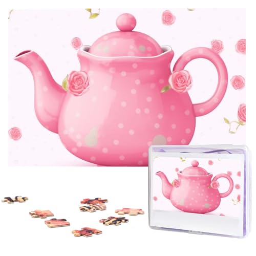 1000 Teile Puzzle – Teekannen-Puzzles für Erwachsene, herausforderndes Puzzle, personalisiertes Bildpuzzle, Holzpuzzle, 74,9 x 50 cm 1000 Teile Puzzle – Teekannen-Puzzles für Erwachsene, herausforderndes Puzzle, personalisiertes Bildpuzzle, Holzpuzzle, 74,9 x 50 cm von Dwrepo