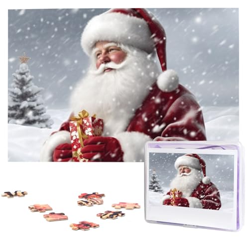 1000 Teile Puzzle – Weihnachtsmann-Schneesekraut-Puzzles für Erwachsene, herausforderndes Puzzle, personalisiertes Bild, Puzzle, Holzpuzzle, 74,9 x 50 cm 1000 Teile Puzzle – Weihnachtsmann-Schneesekraut-Puzzles für Erwachsene, herausforderndes Puzzle, personalisiertes Bild, Puzzle, Holzpuzzle, 74,9 x 50 cm von Dwrepo