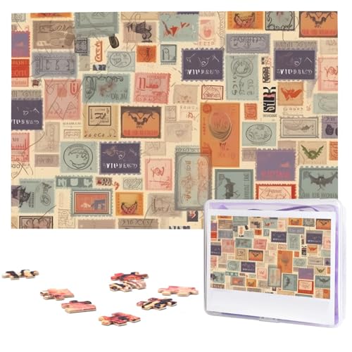1000-teiliges Puzzle – Post-Schreibwaren-Puzzles für Erwachsene, herausforderndes Puzzle, personalisiertes Bildpuzzle, Holzpuzzle, 74,9 x 50 cm 1000-teiliges Puzzle – Post-Schreibwaren-Puzzles für Erwachsene, herausforderndes Puzzle, personalisiertes Bildpuzzle, Holzpuzzle, 74,9 x 50 cm von Dwrepo