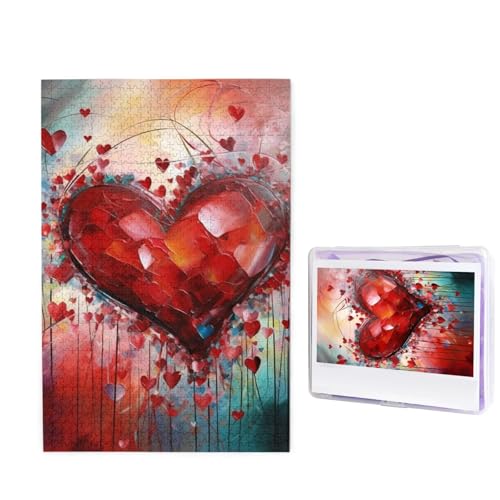 Puzzle Custom Jigsaw Puzzles for Adults 1000 Pieces Personalized Wooden Puzzle Abstract Heart Wedding Puzzle Picture Puzzle for Christmas Family Birthday Holidays Puzzle Custom Jigsaw Puzzles for Adults 1000 Pieces Personalized Wooden Puzzle Abstract Heart Wedding Puzzle Picture Puzzle for Christmas Family Birthday Holidays von Dwrepo