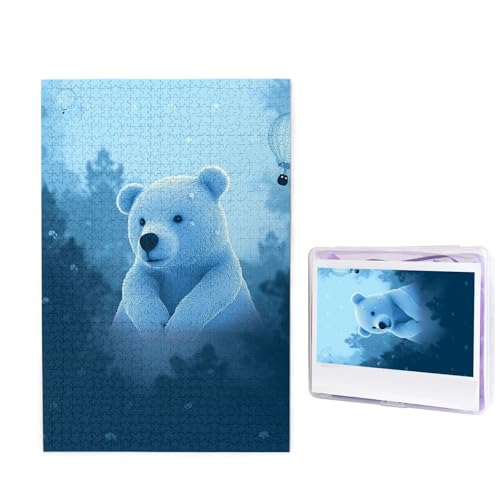 Puzzle Custom Jigsaw Puzzles for Adults 1000 Pieces Personalized Wooden Puzzle Blue Bear Wedding Puzzle Picture Puzzle for Christmas Family Birthday Holidays Puzzle Custom Jigsaw Puzzles for Adults 1000 Pieces Personalized Wooden Puzzle Blue Bear Wedding Puzzle Picture Puzzle for Christmas Family Birthday Holidays von Dwrepo