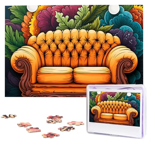 Puzzle Custom Jigsaw Puzzles for Adults 1000 Pieces Personalized Wooden Puzzle Couch Wedding Puzzle Picture Puzzle for Christmas Family Birthday Holidays von Dwrepo