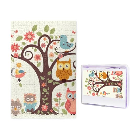 Puzzle Custom Jigsaw Puzzles for Adults 1000 Pieces Personalized Wooden Puzzle Cute Cartoon Owl Tree Flowers and Squirrel Wedding Puzzle Picture Puzzle for Christmas Family Birthday Holidays Puzzle Custom Jigsaw Puzzles for Adults 1000 Pieces Personalized Wooden Puzzle Cute Cartoon Owl Tree Flowers and Squirrel Wedding Puzzle Picture Puzzle for Christmas Family Birthday Holidays von Dwrepo