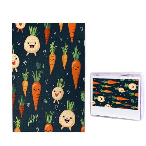 Puzzle Custom Jigsaw Puzzles for Adults 1000 Pieces Personalized Wooden Puzzle Happy Carrot Wedding Puzzle Picture Puzzle for Christmas Family Birthday Holidays von Dwrepo
