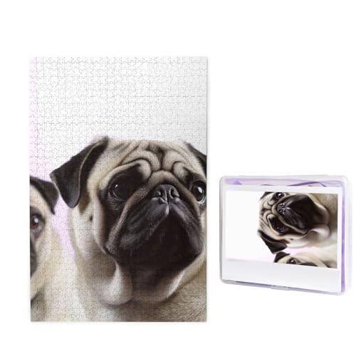 Puzzle Custom Jigsaw Puzzles for Adults 1000 Pieces Personalized Wooden Puzzle Pug Dog Wedding Puzzle Picture Puzzle for Christmas Family Birthday Holidays Puzzle Custom Jigsaw Puzzles for Adults 1000 Pieces Personalized Wooden Puzzle Pug Dog Wedding Puzzle Picture Puzzle for Christmas Family Birthday Holidays von Dwrepo