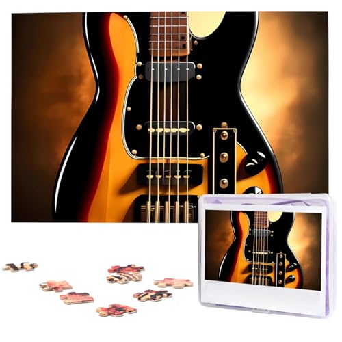 Puzzle mit 1000 Teilen, Instrumentalgitarre für Erwachsene, anspruchsvolles Puzzle, personalisiertes Bild, Puzzle, Holzpuzzle, 74,9 x 50 cm Puzzle mit 1000 Teilen, Instrumentalgitarre für Erwachsene, anspruchsvolles Puzzle, personalisiertes Bild, Puzzle, Holzpuzzle, 74,9 x 50 cm von Dwrepo