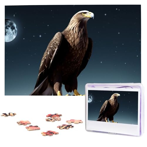 Puzzle mit 1000 Teilen – Adler unter den Sternen Puzzles für Erwachsene, herausforderndes Puzzle, personalisiertes Bildpuzzle, Holzpuzzle, 74,9 x 50 cm Puzzle mit 1000 Teilen – Adler unter den Sternen Puzzles für Erwachsene, herausforderndes Puzzle, personalisiertes Bildpuzzle, Holzpuzzle, 74,9 x 50 cm von Dwrepo
