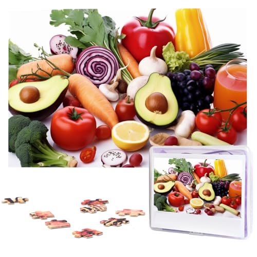 Puzzle mit 1000 Teilen – Gesunde Ernährung Puzzles für Erwachsene, herausforderndes Puzzle, personalisiertes Bildpuzzle, Holzpuzzle, 74,9 x 50 cm Puzzle mit 1000 Teilen – Gesunde Ernährung Puzzles für Erwachsene, herausforderndes Puzzle, personalisiertes Bildpuzzle, Holzpuzzle, 74,9 x 50 cm von Dwrepo