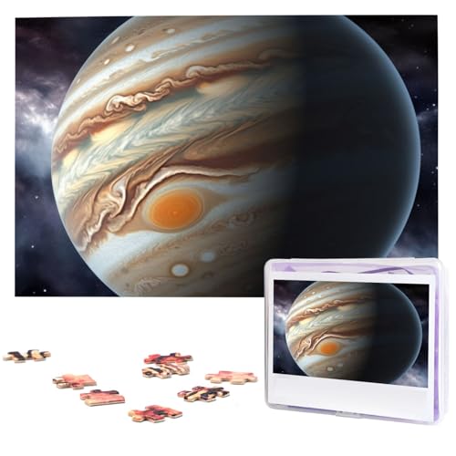Puzzle mit 1000 Teilen – Jupiter-Landschafts-Puzzles für Erwachsene, herausforderndes Puzzle, personalisiertes Bildpuzzle, Holzpuzzle, 74,9 x 50 cm Puzzle mit 1000 Teilen – Jupiter-Landschafts-Puzzles für Erwachsene, herausforderndes Puzzle, personalisiertes Bildpuzzle, Holzpuzzle, 74,9 x 50 cm von Dwrepo