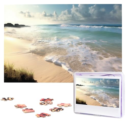 Puzzle mit 1000 Teilen – Ruhige Küstenpuzzles für Erwachsene, herausforderndes Puzzle, personalisiertes Bildpuzzle, Holzpuzzle, 74,9 x 50 cm Puzzle mit 1000 Teilen – Ruhige Küstenpuzzles für Erwachsene, herausforderndes Puzzle, personalisiertes Bildpuzzle, Holzpuzzle, 74,9 x 50 cm von Dwrepo