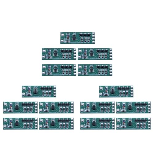 Dxoniislh 15 Stück 3-12 V Blinkendes LED-Lichtmodul, Rot, Blau, Paar, Blinkend, Geeignet für Auto-Modell, Fahrrad, Elektrofahrzeug, Sicherheitslicht. von Dxoniislh