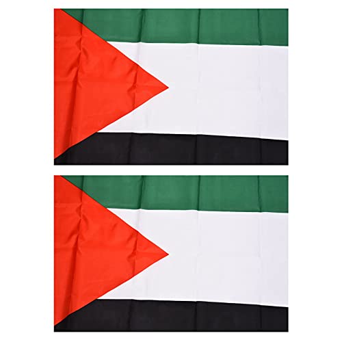 Dxoniislh 2X Palaestina Nationalflagge 5ft x 3ft von Dxoniislh