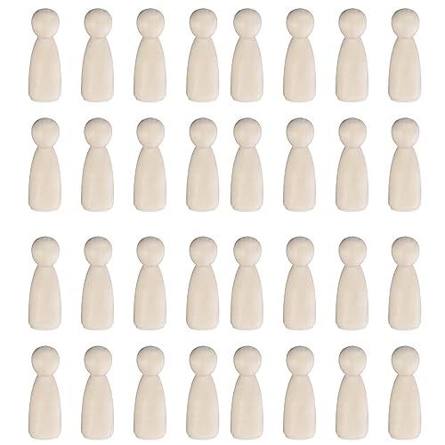 Dxoniislh 32 Stücke Personen Form, Männliche und Weibliche Dekorative Puppen, Unvollendete Hölzerne Puppen Körper, Große Kunst und Kunst Dxoniislh 32 Stücke Personen Form, Männliche und Weibliche Dekorative Puppen, Unvollendete Hölzerne Puppen Körper, Große Kunst und Kunst von Dxoniislh
