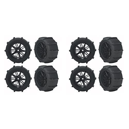 Dxoniislh 8 Stücke 80 mm Schneesandreifen Reifenrad für 144001 124019 12428 104001 16889 SG1601 von Dxoniislh