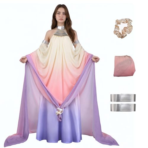 Damenkleid Padme Amidala, Königin, Amidala-See, Cosplay-Kostüm, Halloween, Größe S Damenkleid Padme Amidala, Königin, Amidala-See, Cosplay-Kostüm, Halloween, Größe S von Dxvsaxi
