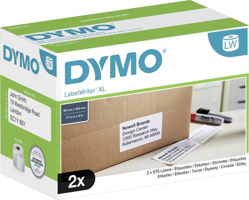 DYMO 102 x 59mm Weiß 1150 St. S0947420 Versand-Etiketten, Namensschild-Etiketten von Dymo