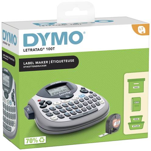 DYMO LetraTag LT-100T Beschriftungsgerät Geeignet für Schriftband: LT 12mm von Dymo