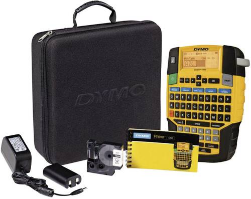 DYMO RHINO 4200 Kit Beschriftungsgerät Geeignet für Schriftband: IND 6 mm, 9 mm, 12 mm, 19mm von Dymo