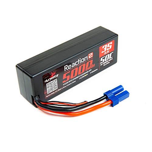 11.1V 5000mAh 3S 50C Reaction 2.0 Hardcase LiPo Battery: EC5 von Dynamite