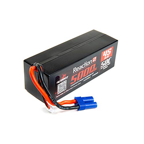 14.8V 5000mAh 4S 50C Reaction 2.0 Hardcase LiPo Battery: EC5 von Dynamite