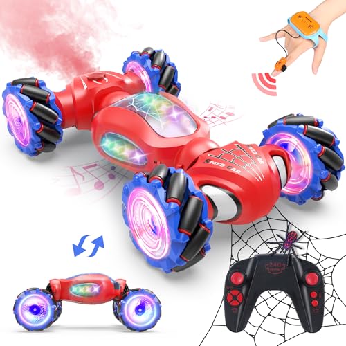 Dysaim Ferngesteuertes Auto ab 6 7 8 9 10 12 Jahre, 4WD RC Auto mit Handsteuerung, 360°Drehung Drift Stunt Car mit Licht Musik Spray, 2.4Ghz Auto Spielzeug Geburtstags Weihnachten Geschenke für Junge Dysaim Ferngesteuertes Auto ab 6 7 8 9 10 12 Jahre, 4WD RC Auto mit Handsteuerung, 360°Drehung Drift Stunt Car mit Licht Musik Spray, 2.4Ghz Auto Spielzeug Geburtstags Weihnachten Geschenke für Junge von Dysaim