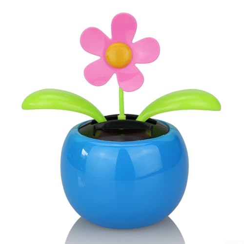 Lively Wackelkopf-Blumen-Ornament, Geschirr, die Kraft der Sonne für endlosen Spaß, Blau Lively Wackelkopf-Blumen-Ornament, Geschirr, die Kraft der Sonne für endlosen Spaß, Blau von DystopiaWorld