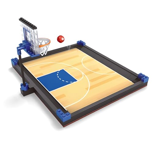 Basketballplatz Bausteine Bausatz, 182Stück Basketball Spiel Grundplatten und 1 Korbball Ständer Klemmbausteine Kit, STEM Architektur Modell Spielzeug, Ideen Geschenke für Fan Jungen Kinder Erwachsene Basketballplatz Bausteine Bausatz, 182Stück Basketball Spiel Grundplatten und 1 Korbball Ständer Klemmbausteine Kit, STEM Architektur Modell Spielzeug, Ideen Geschenke für Fan Jungen Kinder Erwachsene von DzirePada