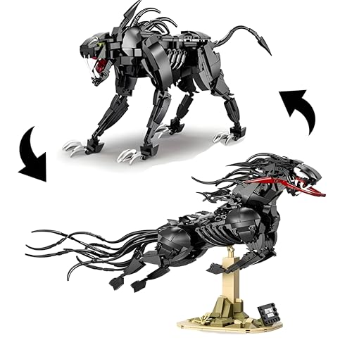 DzirePada 2 IN 1 Dämon Tier Bausteine Bausatz, 998Stück Mutant Pferd Hund Baukasten mit Support Base, Sammlerstücke Film Modell Spielzeug, Alien Monster Horror Geschenke für Fans Kinder Erwachsene DzirePada 2 IN 1 Dämon Tier Bausteine Bausatz, 998Stück Mutant Pferd Hund Baukasten mit Support Base, Sammlerstücke Film Modell Spielzeug, Alien Monster Horror Geschenke für Fans Kinder Erwachsene von DzirePada